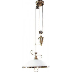 Candelabru Elisett 1xE27 metal/sticla bronz Rabalux RBL2756