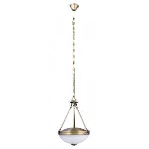 Candelabru Marlene 2xE27 metal/sticla bronz/alb Rabalux