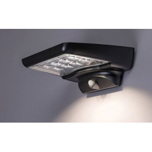 Lampa solara Moselle LED 4W acril negru Rabalux