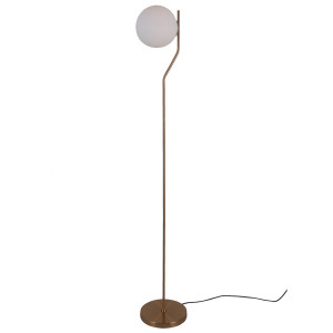 Lampadar Carimi 1xE27 metal/sticla alama Italux