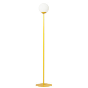 Lampadar Pinne 1xE27 metal/sticla galben Aldex