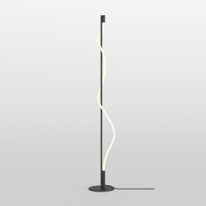 Lampadar Tau LED metal negru/alb Maytoni MOD166FL-L15B3K