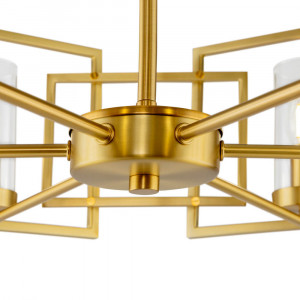 Lustra Bowi metal/sticla auriu Maytoni