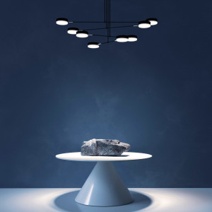 Lustra Fad LED metal negru Maytoni