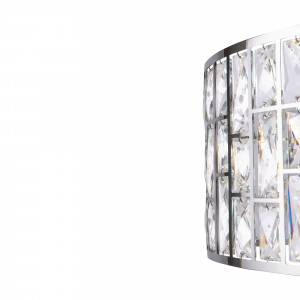 Lustra Gelid 4xE27 metal/cristal crom/transparent Maytoni