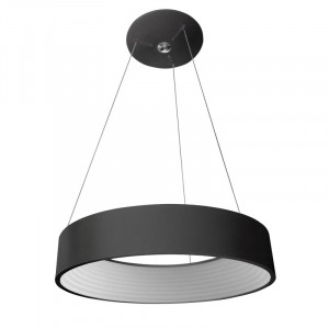 Lustra Mattia LED 32W 1760 lumeni metal/acril negru Italux