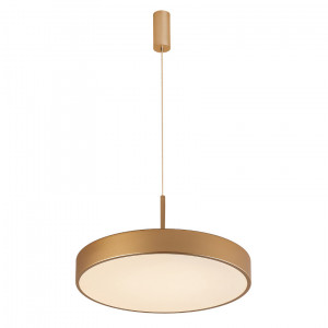 Lustra Orbital LED 30W 1800 lumeni metal/acril auriu sablat Italux