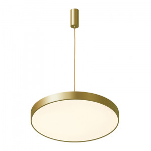 Lustra Orbital LED 60W 3600 lumeni metal/acril auriu sablat Italux