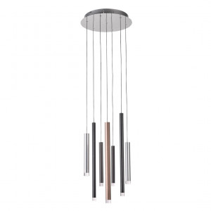 Lustra Reyna LED 28W 2553 lumeni metal crom Italux