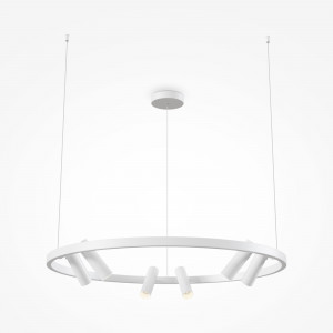 Lustra Satellite LED metal alb Maytoni