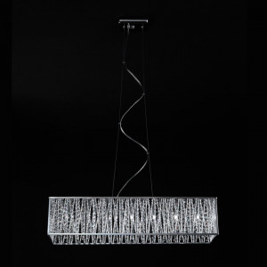 Lustra Vanessa 7xG9 metal crom Italux