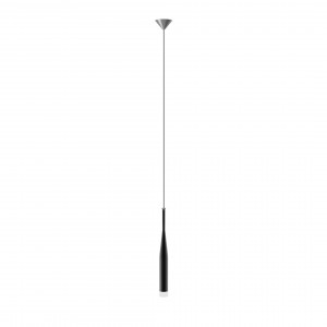Pendul Conte 1xG9 metal/sticla negru/alb Zuma Line