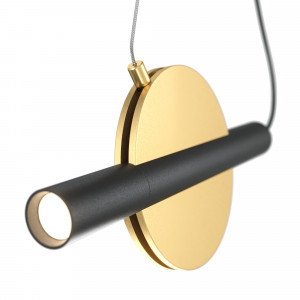 Pendul Enigma 1xLED metal bronz/negru Maytoni