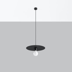 Pendul Flavio 1xE27 metal negru rotund - Img 2