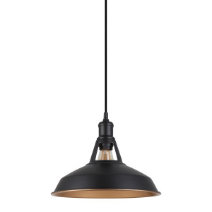 Pendul Freya 1xE27 metal negru Italux