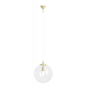 Pendul Globus 1xE27 metal/sticla fistic Aldex