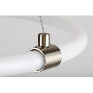 Pendul Irelia LED 55W metal/acril nichel/alb Rabalux
