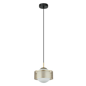 Pendul Lomica L 1xE27 metal auriu Italux