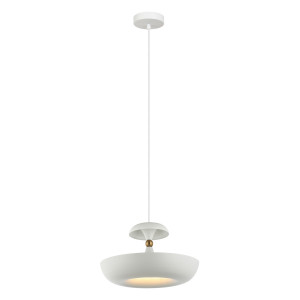 Pendul Marina L 1xE27 metal alb Italux