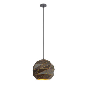 Pendul Palermo L 1xE27 metal antracit Italux