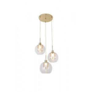 Pendul Philana 3xE27 metal/sticla auriu Rabalux