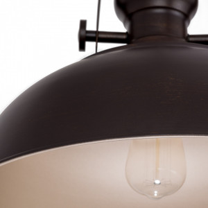 Pendul Rosalia 1xE27 metal bronz/auriu Italux