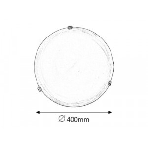 Plafoniera Alabastro 2xE27 metal/sticla alabastru Rabalux