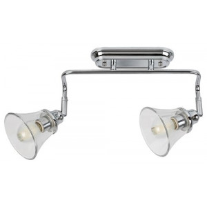 Plafoniera Antoine 2xE14 metal/sticla crom Rabalux