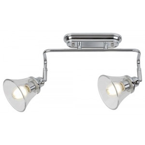 Plafoniera Antoine 2xE14 metal/sticla crom Rabalux