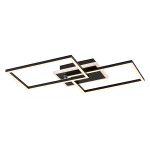 Plafoniera Athelstan LED 40W metal/acril negru/alb Rabalux
