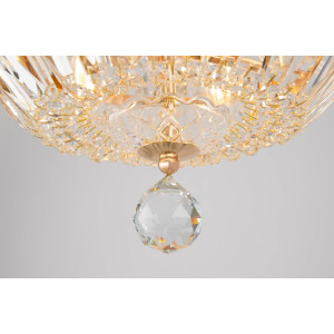 Plafoniera Basfor metal/cristal auriu Maytoni