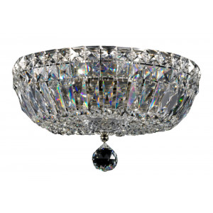 Plafoniera Basfor 3xE14 metal/cristal nichel Maytoni