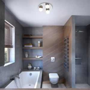 Plafoniera Becca 1xG9 metal/sticla crom/alb Rabalux