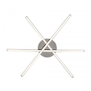Plafoniera Cyclone LED 21W metal/acril crom/alb Rabalux