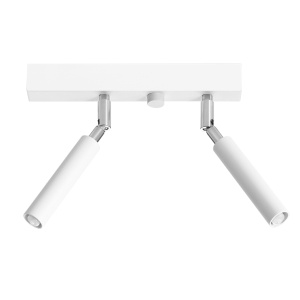 Plafoniera Eyetech 2xG9 metal alb tubular