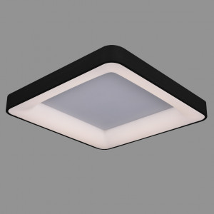 Plafoniera Giacinto LED 50W 2750 lumeni metal/acril negru Italux