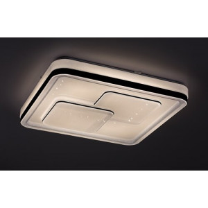 Plafoniera Hecate LED 40W metal/acril negru/alb Rabalux