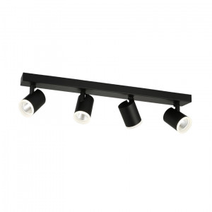 Plafoniera Helvia LED 20W 2000 lumeni metal/acril negru Italux