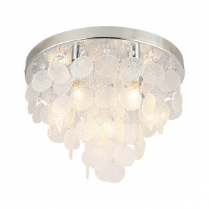 Plafoniera Pardo 8xE14 metal/sticla crom Zuma Line
