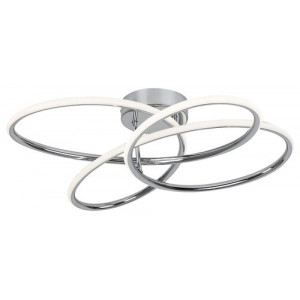 Plafoniera Piero LED 30W metal/acril crom/alb Rabalux