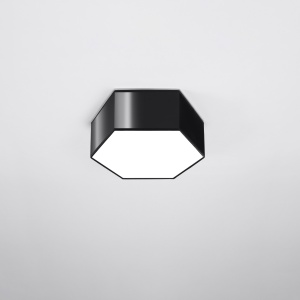 Plafoniera Sunde 11 2xE27 acril negru cube - Img 2