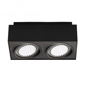 Spot aplicat Boxy Cl2 2xGU10/AR111 metal negru Zuma Line