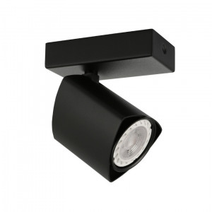 Spot aplicat Merusa 1xGU10 metal negru Italux