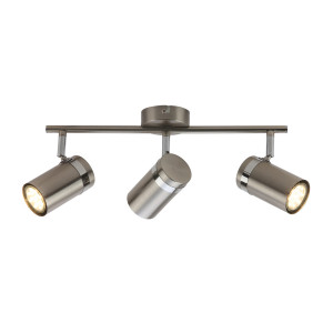 Spot bara Palmoni 3xGU10 metal nichel satinat/crom Italux