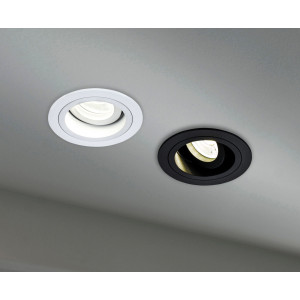 Spot incastrat Atom 1xGU10 metal negru Maytoni