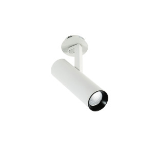 Spot incastrat Bocca White 3000K LED 18W 1590 lumeni metal alb/negru Italux