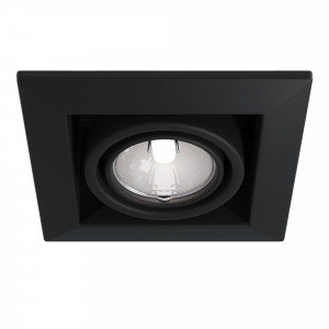 Spot incastrat Metal Modern 1xGU10 metal negru Maytoni