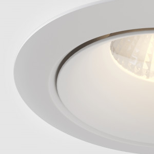 Spot incastrat Yin 1xLED metal alb Maytoni