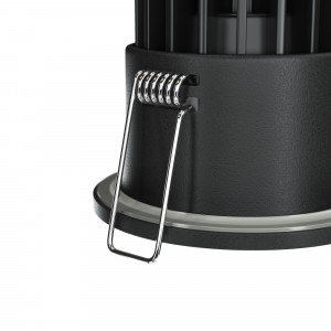 Spot incastrat Zoom 1xLED metal negru Maytoni