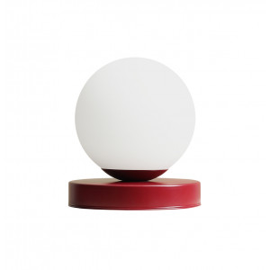 Veioza Ball 1xE14 metal/sticla rosu Aldex